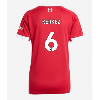 Liverpool Milos Kerkez #6 Maglia Gara Casa Repliche 2025-26 Donna Maniche Corte